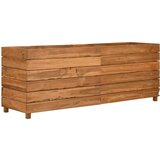  Povišena gredica 150 x 40 x 55 cm reciklirana tikovina i čelik | shoptok.hr