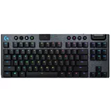 Logitech G915 LIGHTSPEED GL Tactile brezžična RGB mehanska gaming slo črna tipkovnica