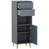 Stylife VISOKA KOMODA, modra, barve petroleja | Shoptok.si