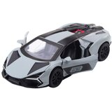 Metalni sportski automobil za utrke, otvaranje vrata, siva 1:32 | shoptok.hr