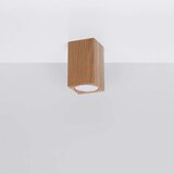 Sollux SL.1040 - Spot svetiljka KEKE 1xGU10/40W/230V 10 cm hrast | Eponuda.com