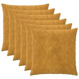  Presvlaka za jastuk 6 kom. HEERLEN Žuta 60 x 60 cm - Osnovni Žuta 6 | shoptok.hr