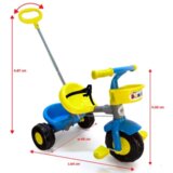 Olimp Sport Tricikl Boni sa ručkom ŽUTI | ePonuda.com
