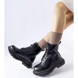 Gemre Black work boots on a chunky sole Borsano | Shoptok.si