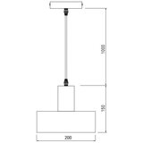 Gtv Viseća svjetiljka u bakrenoj boji s metalnim sjenilom ø 30 cm Selvia II – | shoptok.hr