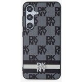 Dkny PU Leather Checkered Pattern and Stripe Samsung Galaxy S24+ Black Ovitek za telefon Vijolična | Shoptok.si