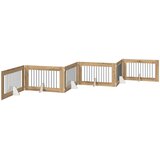  Vrata za pse s postoljem 6 pcs Hrast artisan 100 x 60 cm | Eponuda.com