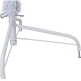  Umjetna polovica božićnog drvca sa stalkom bijela 240 cm PVC | shoptok.hr