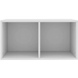  Škatla za shranjevanje plošč bela 71x34x36 cm konstruiran les, (20619960) | Shoptok.si