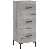  Visoka komoda siva sonome 34 5x34x180 cm od konstruiranog drva | shoptok.hr