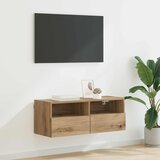 TV zidni ormar Zidne Umjetnički hrast 80 x 30 x 30 cm | shoptok.hr