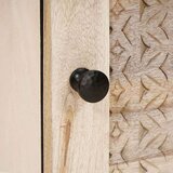 vidaXL Noćni ormarić 2 pcs Bež 40 x 33 x 46 cm masivno drvo manga | shoptok.hr