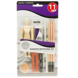 DALER ROWNEY Set za crtanje Daler-Rowney sa modelom - 11 dijelova (set za crtanje) Cijene