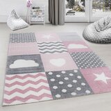 Ben'n'jen Ružičasti/sivi dječji tepih 160x230 cm Kids – | shoptok.hr