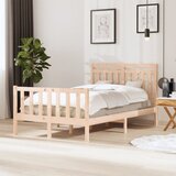 Maison Chic Posteljni okvir - Dvoposteljna postelja - Zakonska postelja iz trdnega lesa 120x200 cm-J14522, (21764810) | Shoptok.si