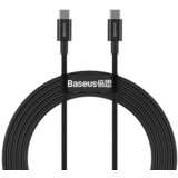 Baseus podatkovni kabel CATYS-C011 Superior QC Type C 100W 2m - črn | Shoptok.si