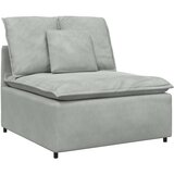  Modularni Sofa Centralni Modul s Jastucima Svijetlosivi 100 cm | Eponuda.ba