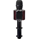 Lenco Lenco, Mikrofon za karaoke Bluetooth z zvočnikom in glasbenimi svetlobnimi učinki, Črna, (5000232159) | Shoptok.si