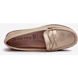 EVENTO Women's Loafers Made of Eco Leather in Gold Nestalia | Shoptok.si