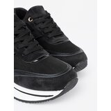 Shelvt Modern black sneakers with shimmering inserts | shoptok.hr