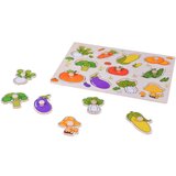  Drvene puzzle povrće 11 elemenata | shoptok.hr
