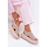 Boto Beige Platform Sandals for Women Kavira | shoptok.hr