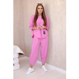 Kesi Set of new punto sweatshirt pants in light pink color Cijene