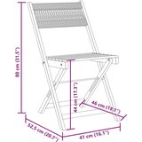  3-dijelni bistro set od polipropilen i masivnog drva sivi | shoptok.hr