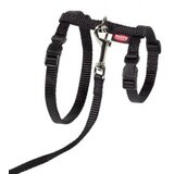 Nobby oprsnica + povodec za muce xl, črna | Shoptok.si