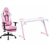 Gejmerski Sto GT22 Pink + Gaming Stolica 8280-Pink