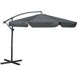 Veliki vrtni suncobran Plonos 350 cm sivi 488000 | shoptok.hr
