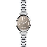 INF združljiv s garmin lily 2 - 14 mm jekleni pašček za uro s tremi perlami silver, (5000090656) | Shoptok.si