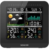 Sencor Meteostanica sa LCD displejem u boji i budilnikom 3xAAA + 2x AA crna | Eponuda.com