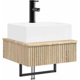 vidaXL Priljubljen umivalnik na steni Sonoma hrast 40 x 41 x 39 cm, (5000245529) | Shoptok.si
