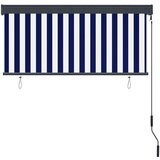  Vanjska roleta 140 x 250 cm plavo-bijela - Plava i bijela 140 x 250 cm | shoptok.hr