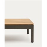 Kave Home Vrtna klubska mizica iz masivnega tika 57x91 cm Sorells – | Shoptok.si