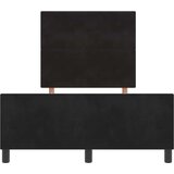  s opruga kutije s uzglavljem Crna 120 x 190 cm Baršun | shoptok.hr