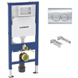 Geberit 458.134.21.2 Duofix Delta komplet s tipko Delta20