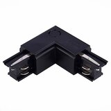 Mitea Lighting Desni L konektor za trostopeni šinski reflektor crni PVC M-4TRACK-L(R)-B | Eponuda.com