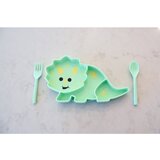 Melii Silicone Suction Plate krožnik s priseskom Dino 1 kos | Shoptok.si