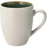 Bijela/zelena keramička šalica 300 ml White/Green –