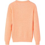  Dječji džemper pleteni jarkonarančasti 140 | shoptok.hr