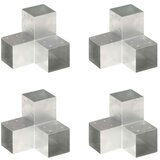 vidaXL spojnici za stupove u y-obliku 4 kom pocinčani metal 101x101 mm Cijene