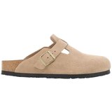 Birkenstock Sandali & Odprti čevlji Boston Suede Leather Narrow - Sandcastle Bež | Shoptok.si