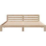  Okvir kreveta bez madraca 200 x 200 cm od masivne borovine | shoptok.hr