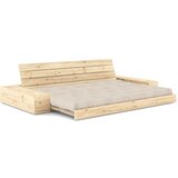 Karup Design Bež raztegljiva sedežna garnitura 244 cm Base – | Shoptok.si
