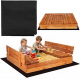  SB-150ZZ drveni pješčanik 150 x 150 cm impregniran | shoptok.hr