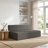 SOFA na razvlačenje Tamnosiva 152 x 86,5 x 60 cm Tkanina | shoptok.hr