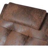  Ležaljka s jastučićem, smeđa, izgled suede | shoptok.hr