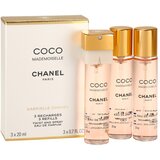 Chanel Coco Mademoiselle 3x 20 ml parfumska voda polnilo 20 ml za ženske | Shoptok.si